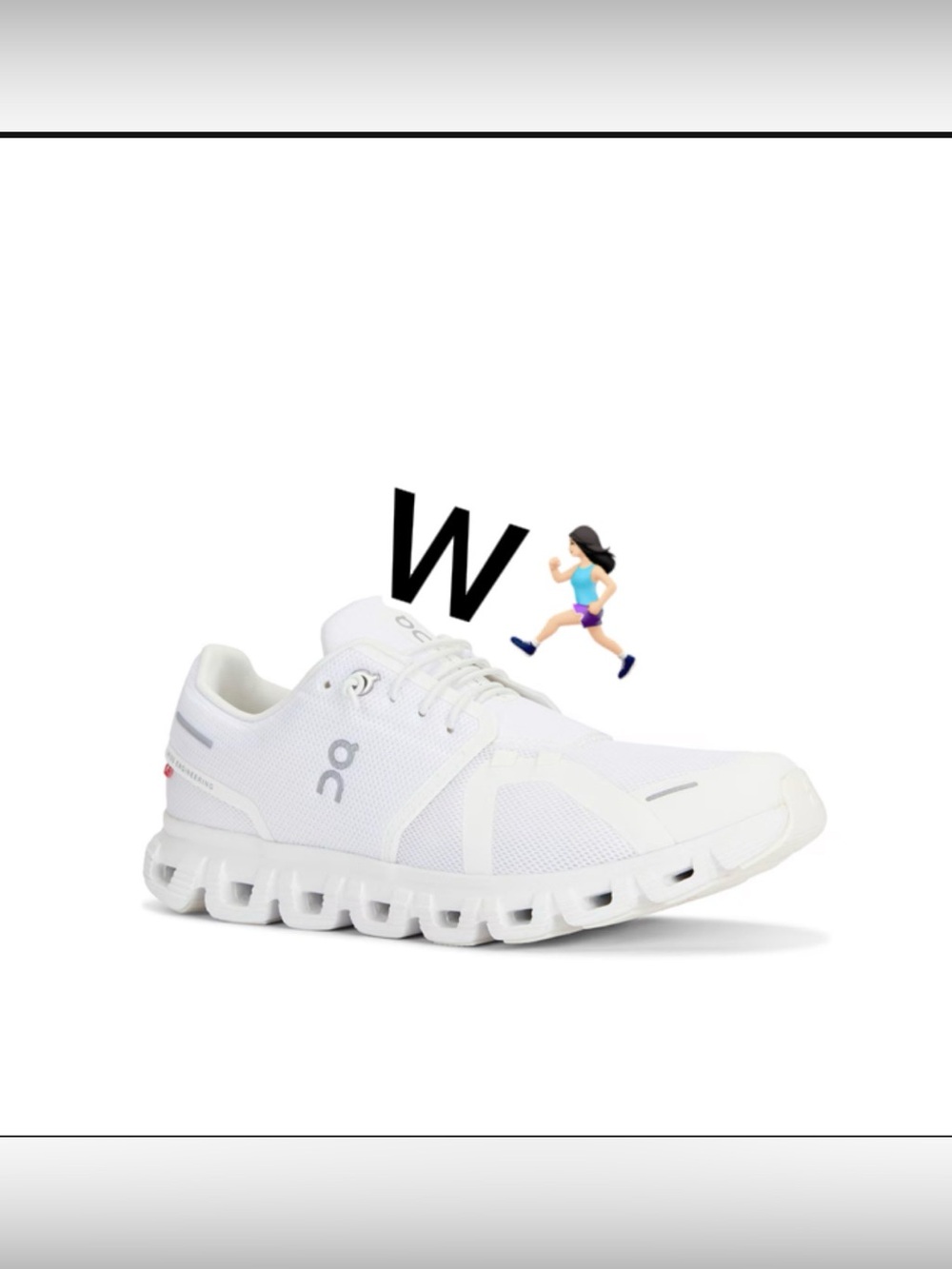 On Running WOMEN’S Gorgeous White Color Sneakers 🏃‍♀️👟(SIZE 6)